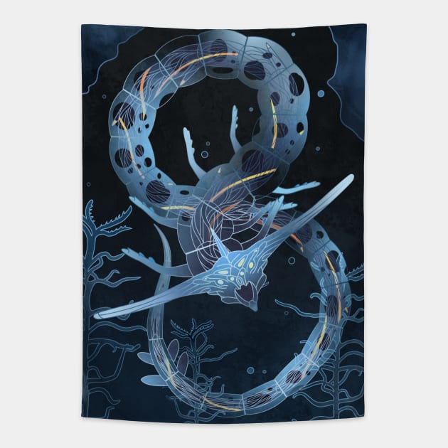 Ghost Leviathan Tapestry