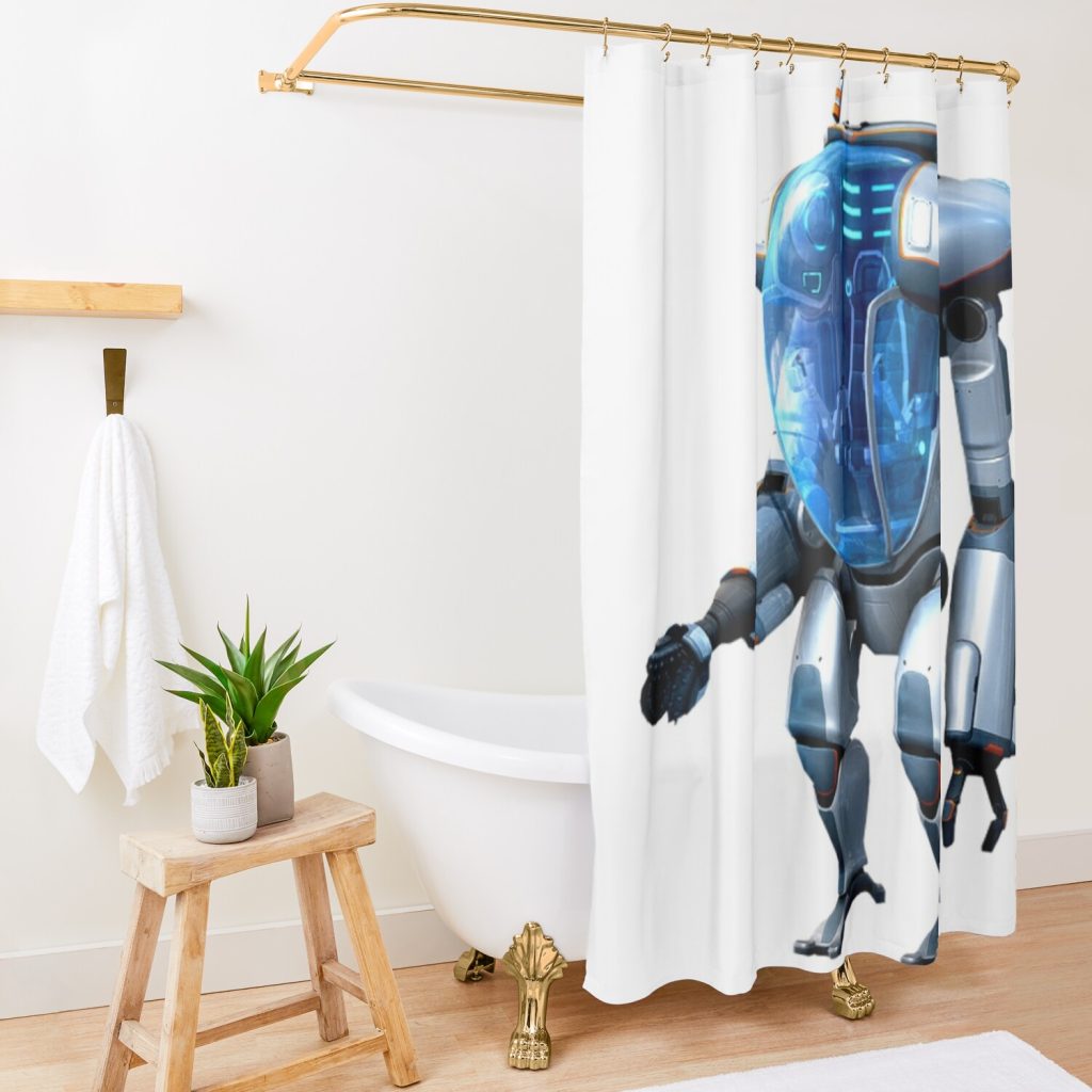 Subnautica Shower Curtain