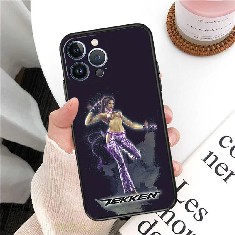 Black Silicone TEKKEN 7 Phone Case for iphone 14ProMax 13 11 12 Pro XS Max Mini 6 - Tekken Merch