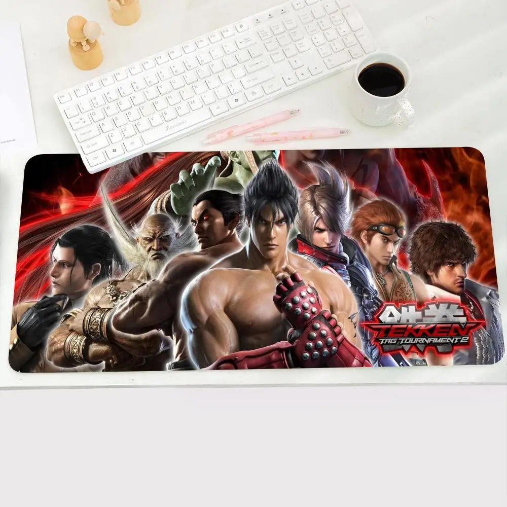 Luxury Tekken Fashion Anime Cartoon Cool Mouse Pad Rubber Gamer Keyboard Pad Portable Soft PC Gaming 21 - Tekken Merch