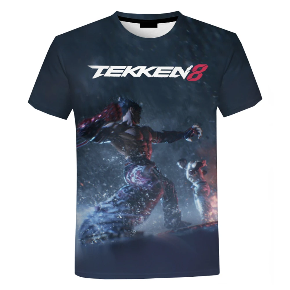 New Game Tekken 8 Men 3D Printed T shirt Women Fashion Casual Streetwear T Shirt Boys 2 - Tekken Merch