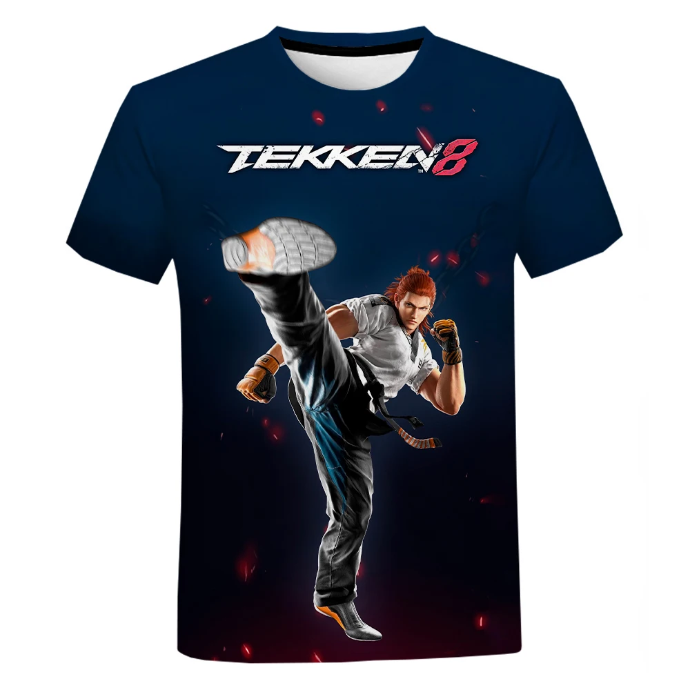 New Game Tekken 8 Men 3D Printed T shirt Women Fashion Casual Streetwear T Shirt Boys 9 - Tekken Merch