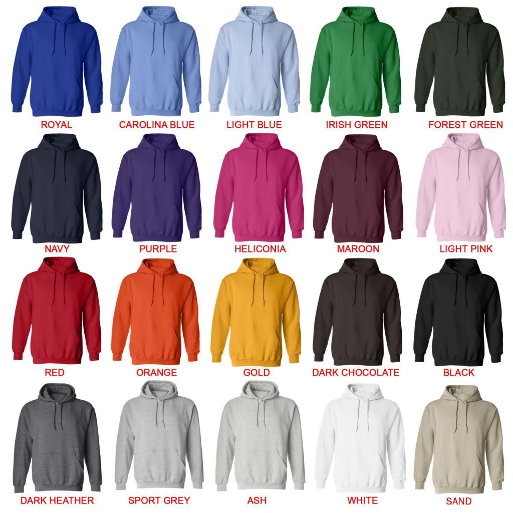 hoodie color chart - Tekken Merch